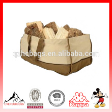 Hohe Qualität Tote Holz Caddy Carrier Portable Leinwand Heavy Duty Log Bag